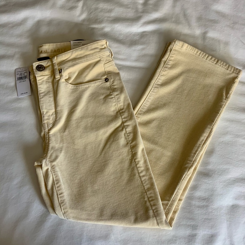 NWT AE High-Rise Crop Flare Cords